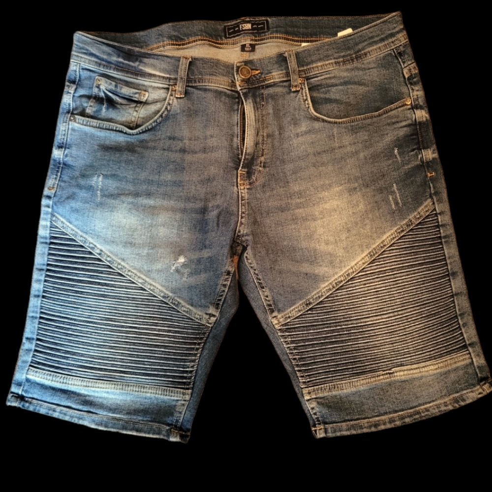 FSBN distressed denim shorts